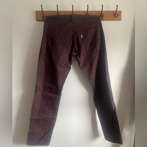 Levi’s 511 Men’s maroon pants